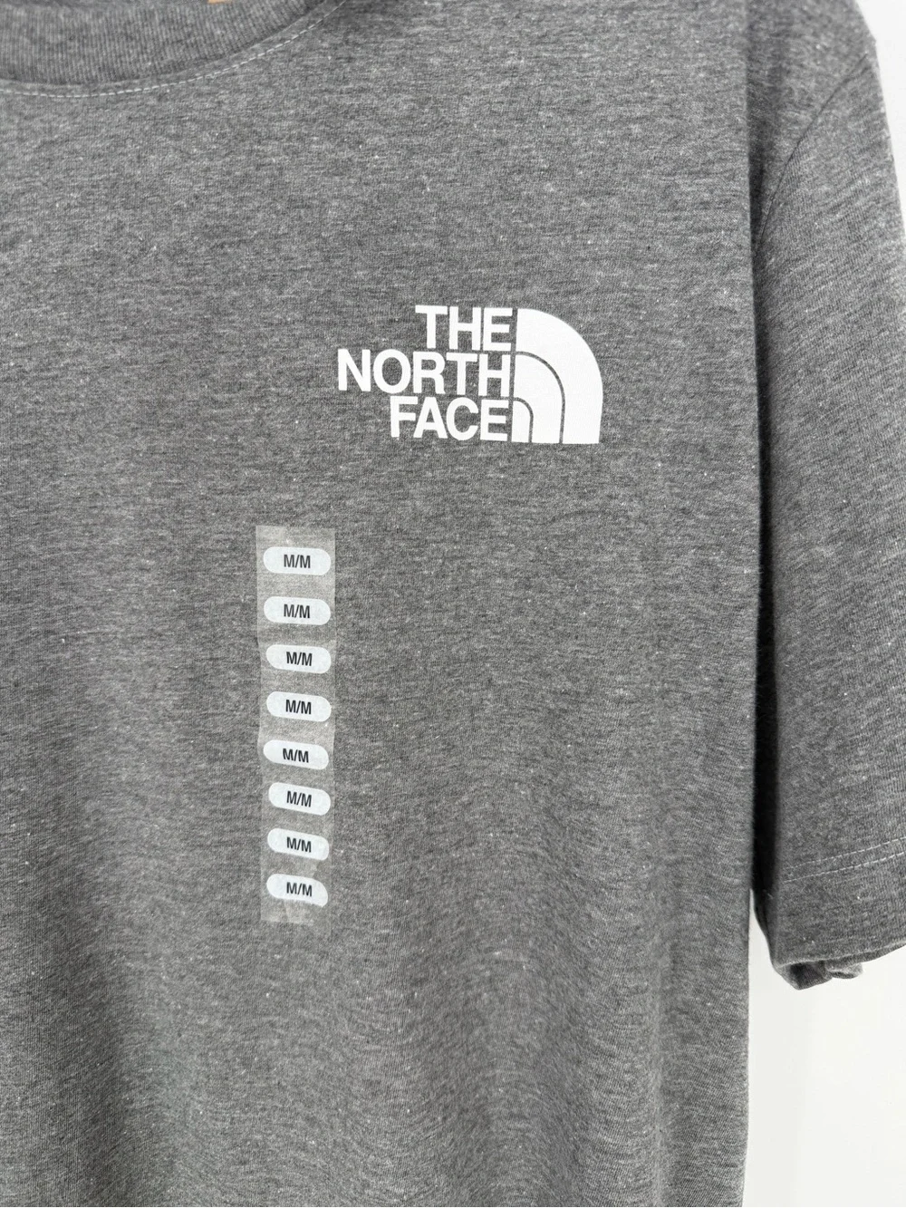 The North Face Men's Heather Gray Short Sleeve Logo Tee